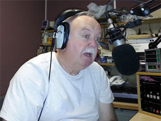 John in full swing