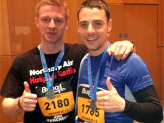 Dave Ryan with his running mate Chris West