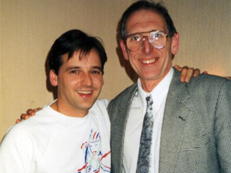Joe Sambrook with Andy Prior