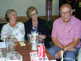 three members at quiz night