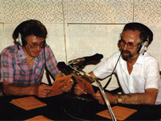 archive of on air broadcasters in northern air hospital radio studio