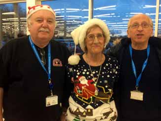John Dorothy and Howard after the Sainsburys bag pack